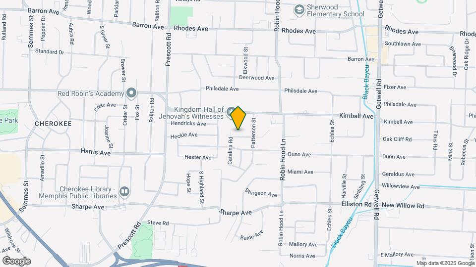 3588 Hendricks Ave Map and Location Details