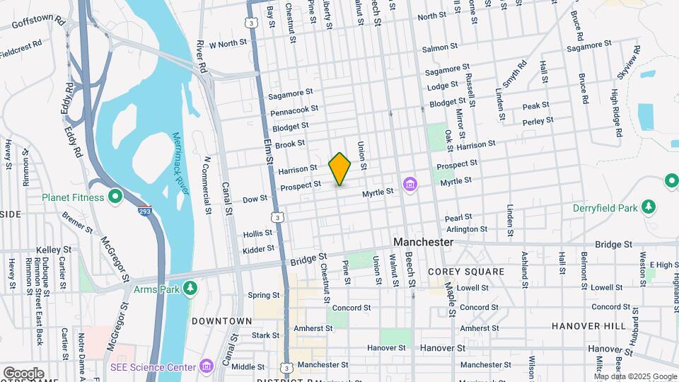 541 Pine St Map and Location Details