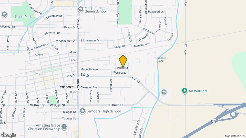 635 Firenze St Map and Location Details