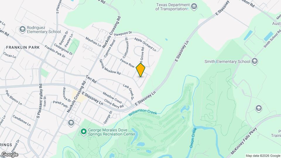 4805 Brook Creek Cove Map and Location Details