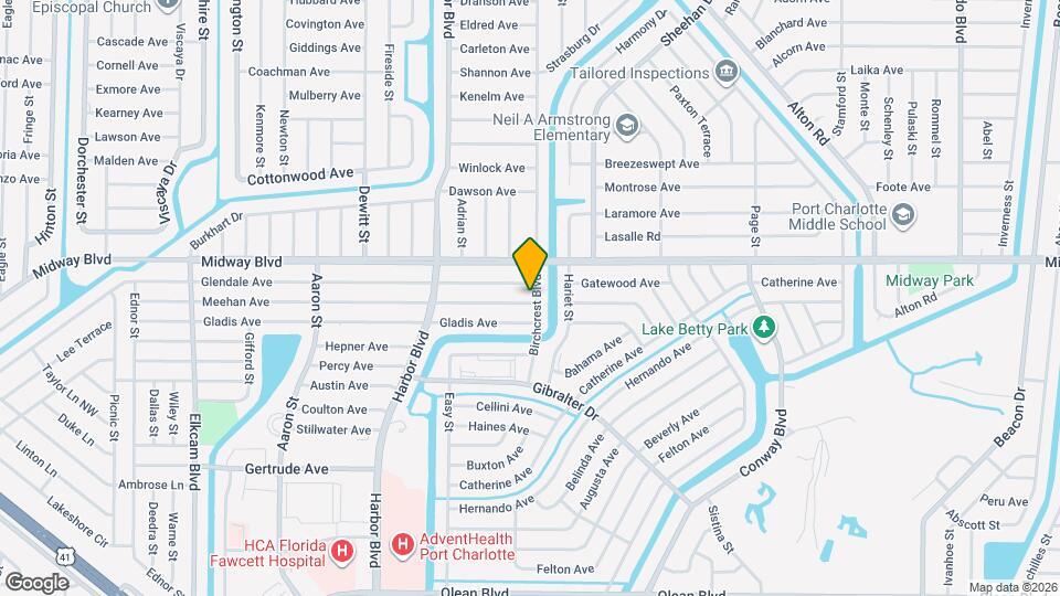 2171 Birchcrest Blvd Map and Location Details