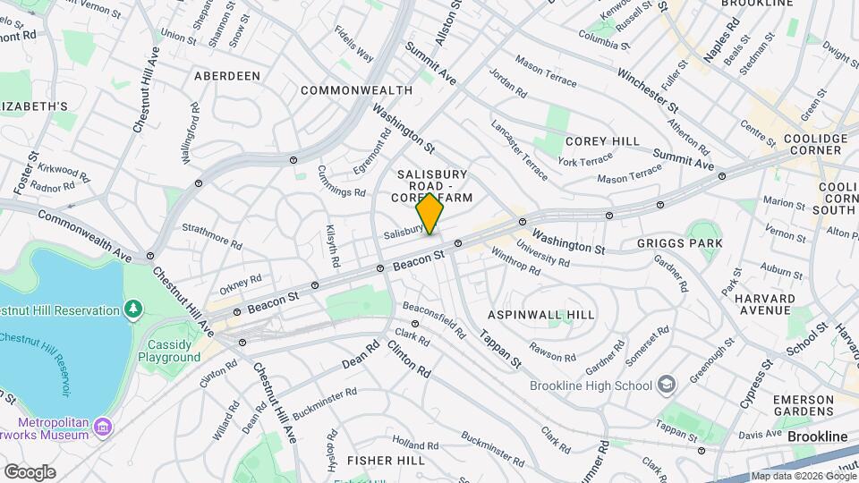 1720 Beacon St Map and Location Details