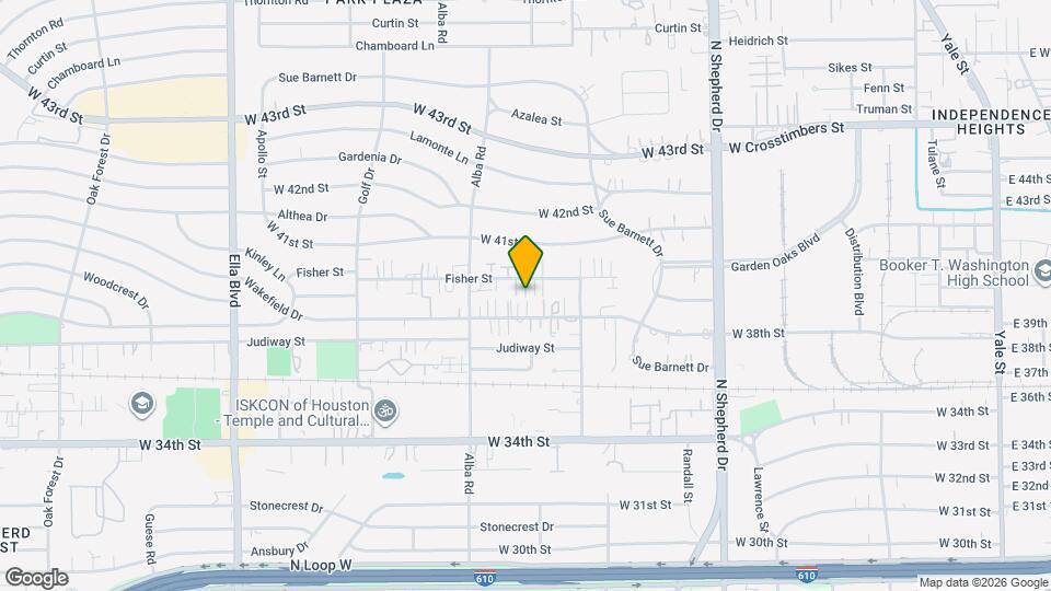 845 Fisher St Map and Location Details