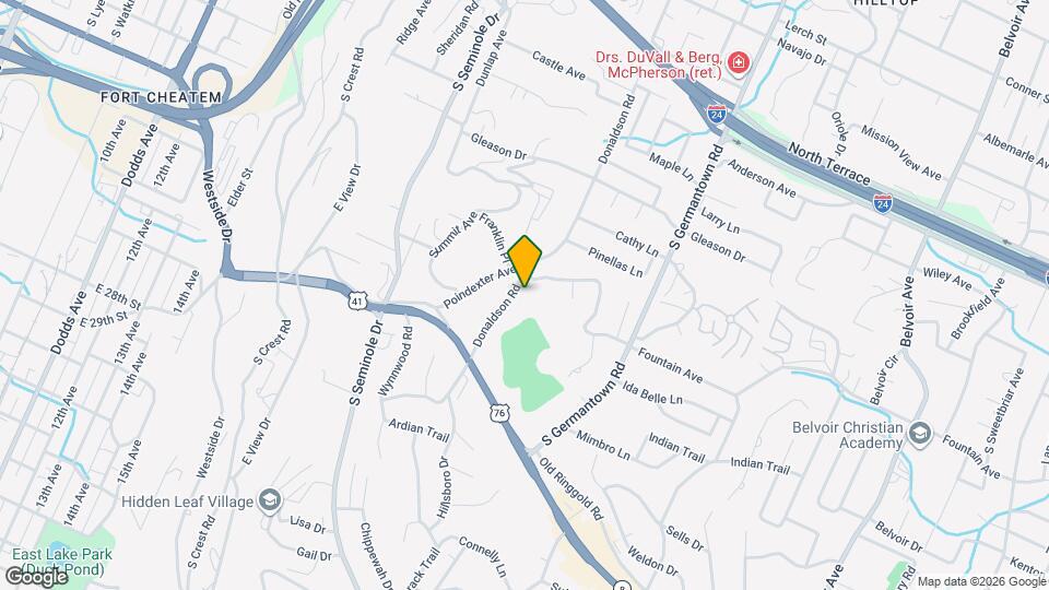 912 Donaldson Rd Map and Location Details