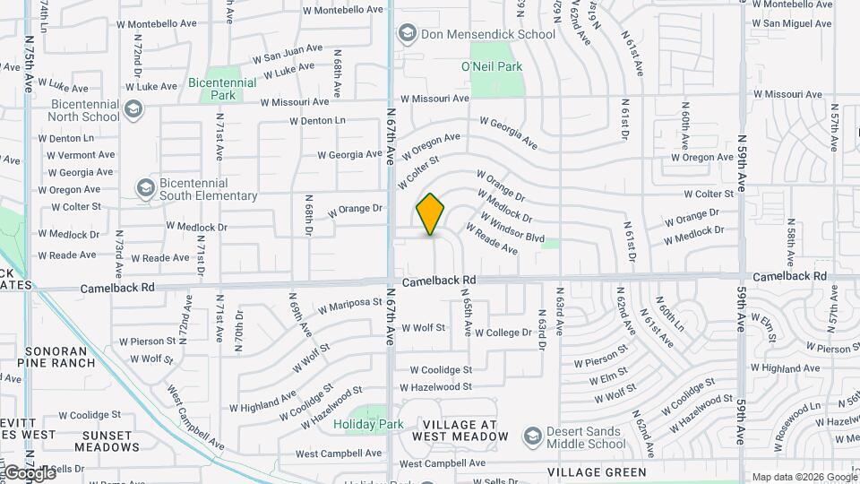 6605 W Pasadena Ave, Unit 1 Mapa y Detalles de la Ubicación