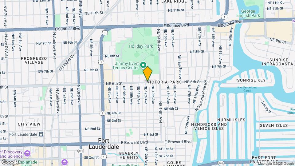 1211 NE 6th St Map and Location Details