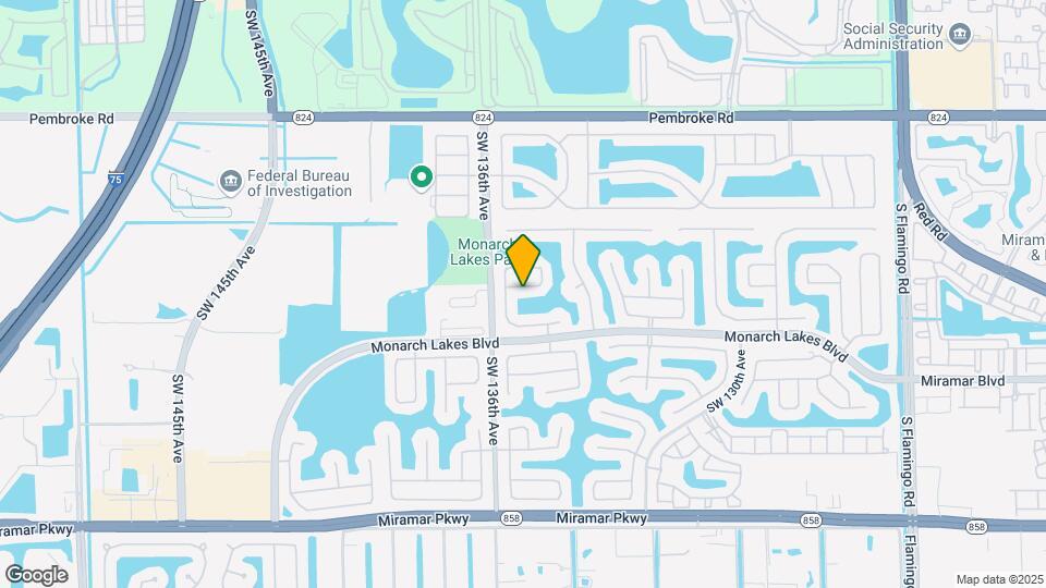 13468 SW 23rd St Map and Location Details