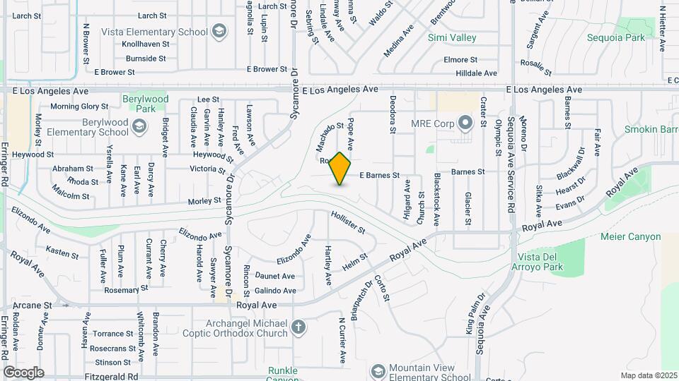2905 Deacon St Map and Location Details