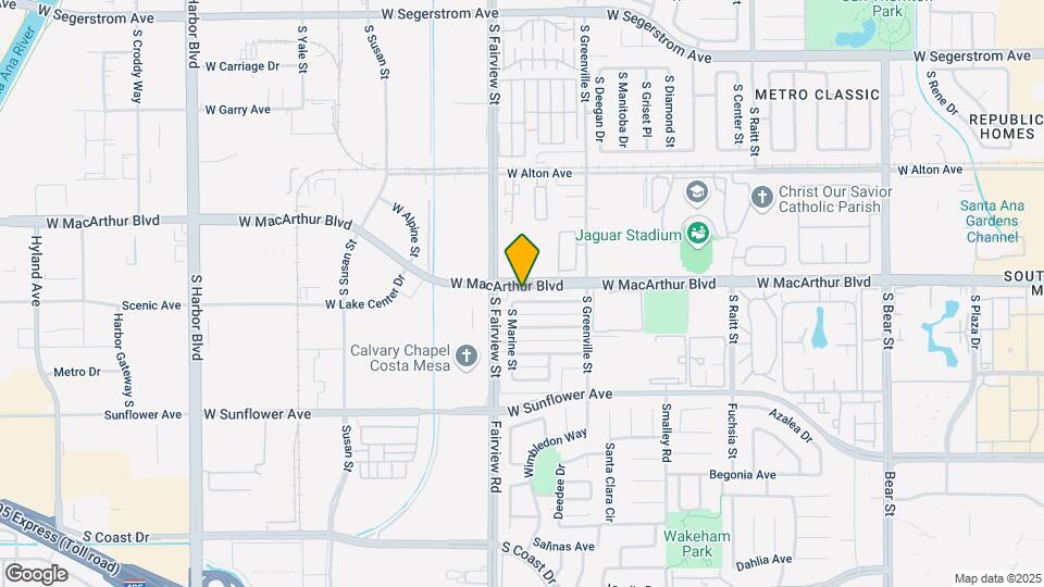 2725 W Juniper St Map and Location Details