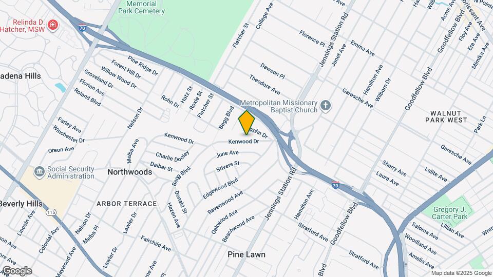 6635 Kenwood Dr Map and Location Details