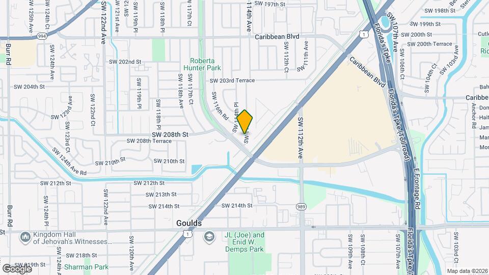 20800 SW 114th Ct Map and Location Details