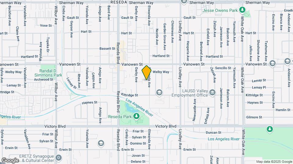 6651 Etiwanda Ave Map and Location Details