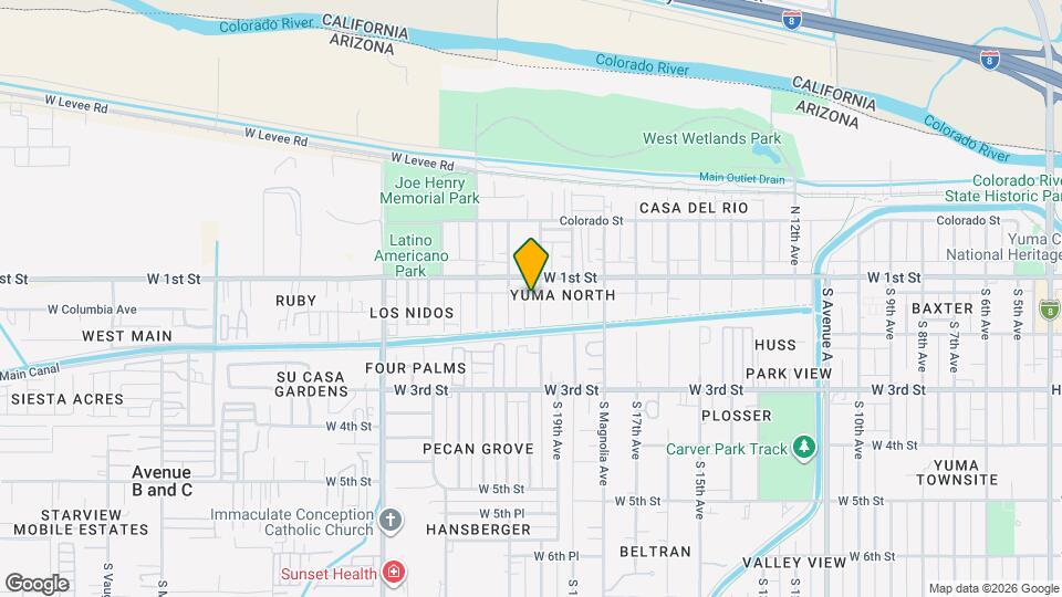 148 S 20th Ave Map and Location Details