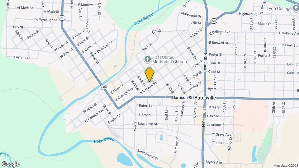 551 E Boswell St Mapa y Detalles de la Ubicación