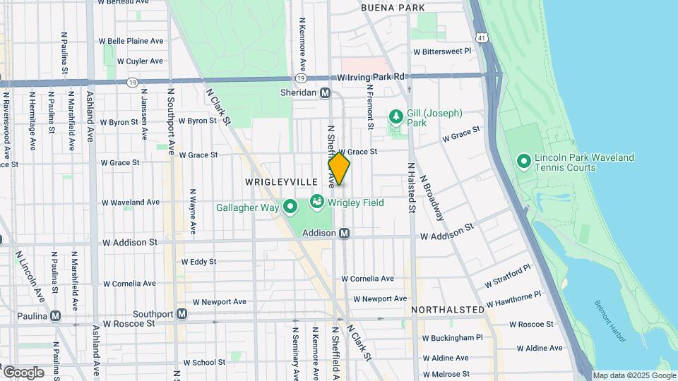 3709 N Sheffield Ave, Unit 305 Map and Location Details