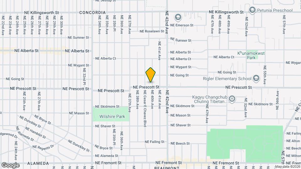 4515 NE 40th Ave Map and Location Details