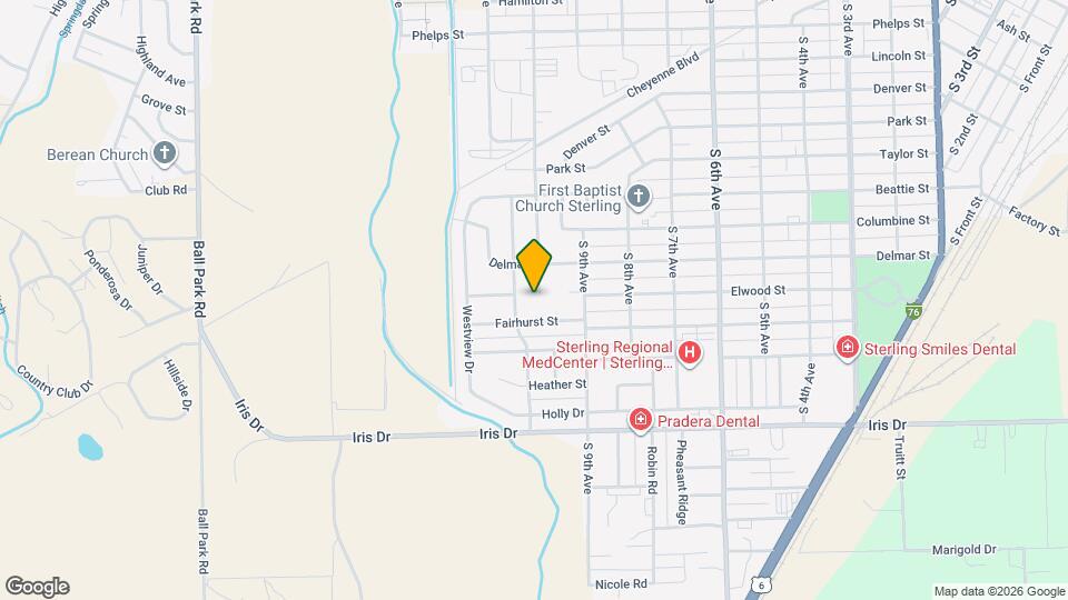 1132 S 10th Ave Map and Location Details