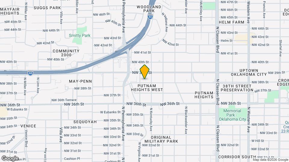 1921 NW 38th St Map and Location Details