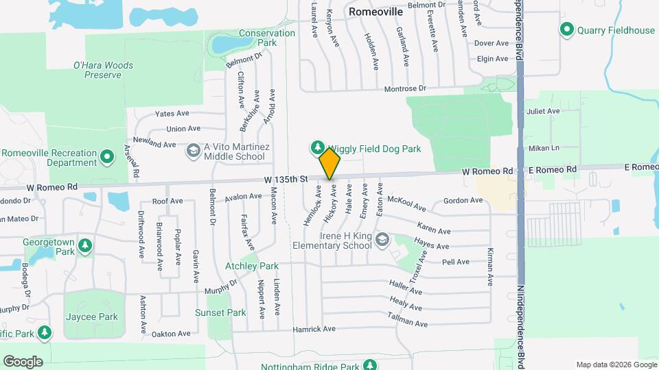 344 Hickory Ave Map and Location Details