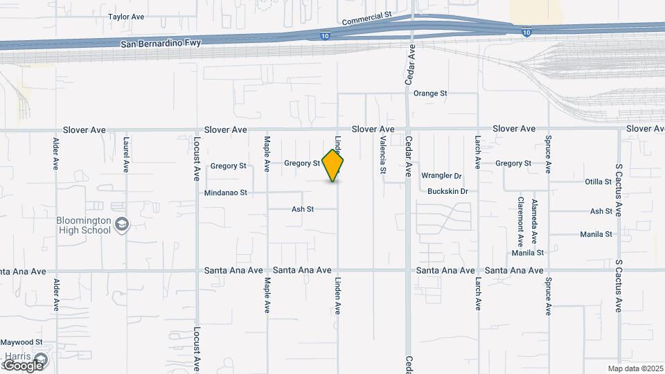 10672 Linden Ave Map and Location Details