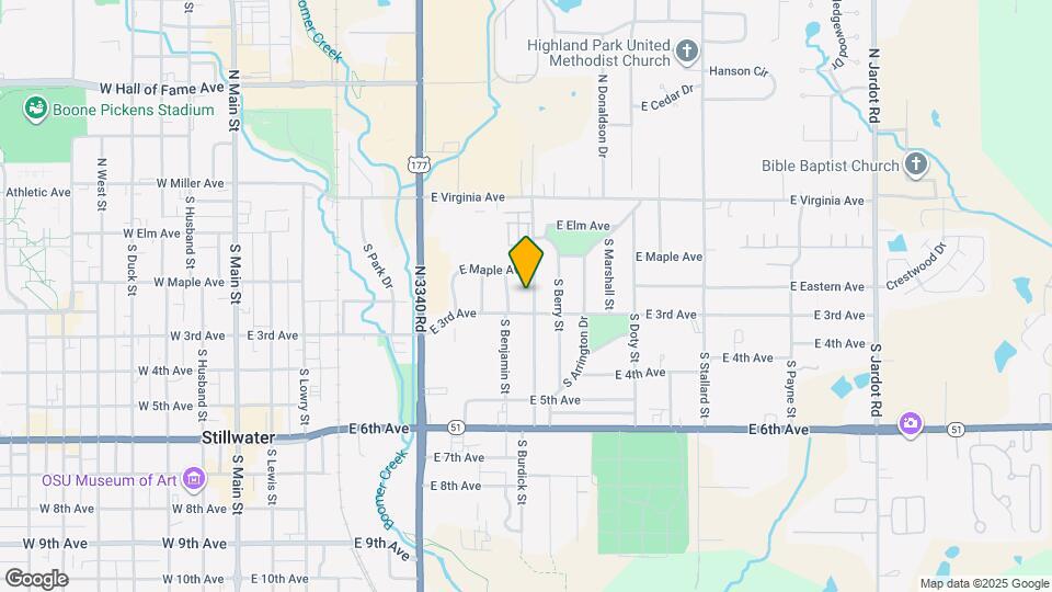 230 S Burdick St Map and Location Details