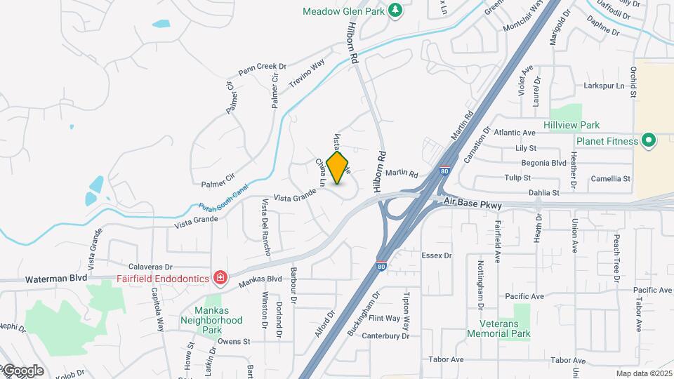 2542 Vista Grande Map and Location Details