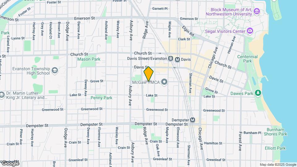 1112 Grove St Map and Location Details