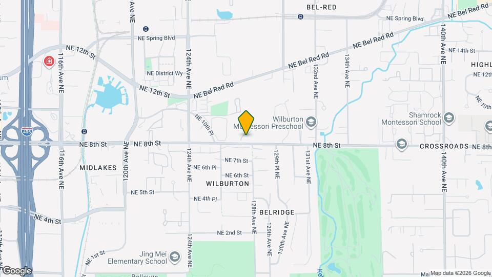 12700 NE 8th St Mapa y Detalles de la Ubicación