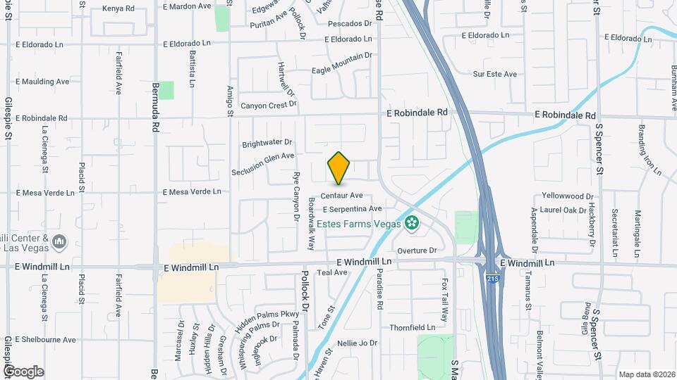 870 Centaur Ave Map and Location Details