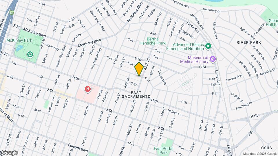 602 45th St Map and Location Details