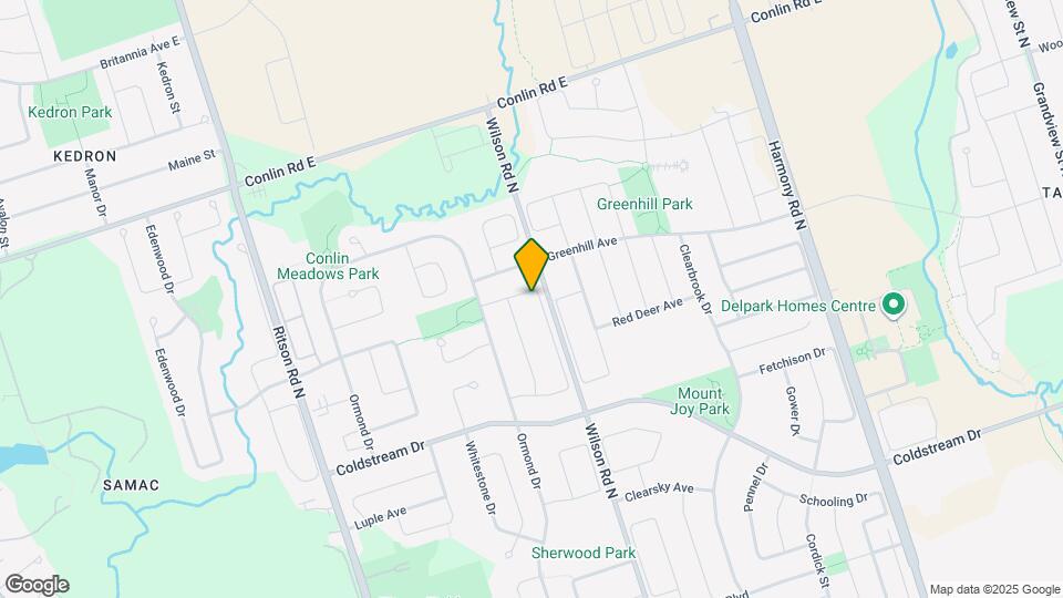 1816 Silverstone Cres Map and Location Details