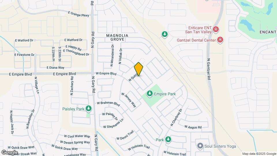 887 W Santa Gertrudis Trail Map and Location Details