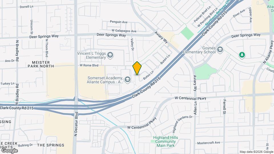 6525 Cedar Waxwing St Map and Location Details