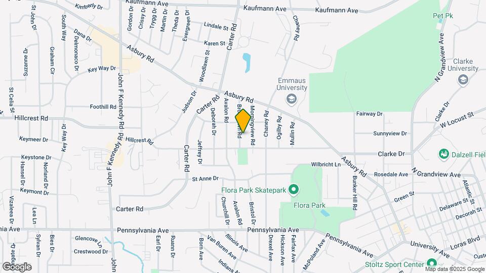 2048 Broadlawn Rd Map and Location Details