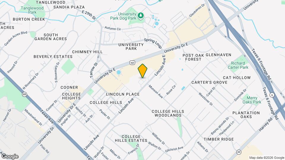 AUGUST PRE-LEASE Beautiful 3 Bed, 3.5 Bath Minutes from Campus! Mapa y Detalles de la Ubicación