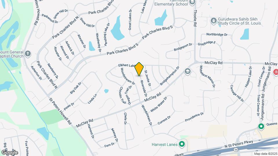 623 Riverside Dr Map and Location Details