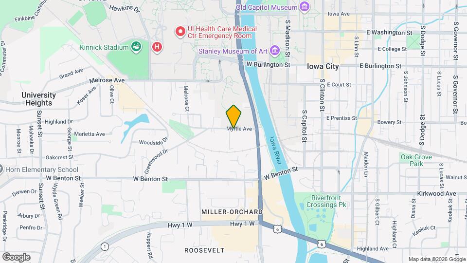 Myrtle Grove Apartments Map and Location Details