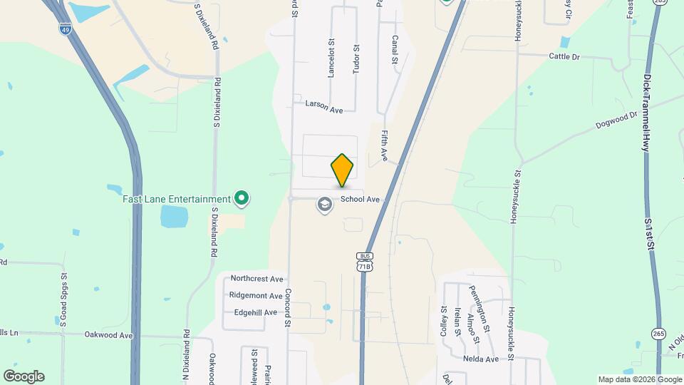 121 Carrington Ave Map and Location Details