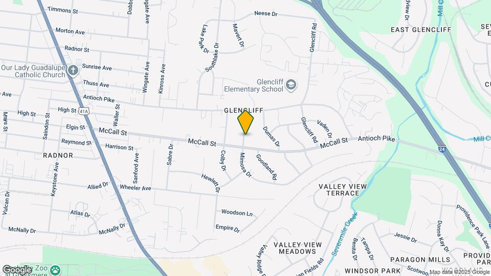 3314 Mimosa Dr Map and Location Details