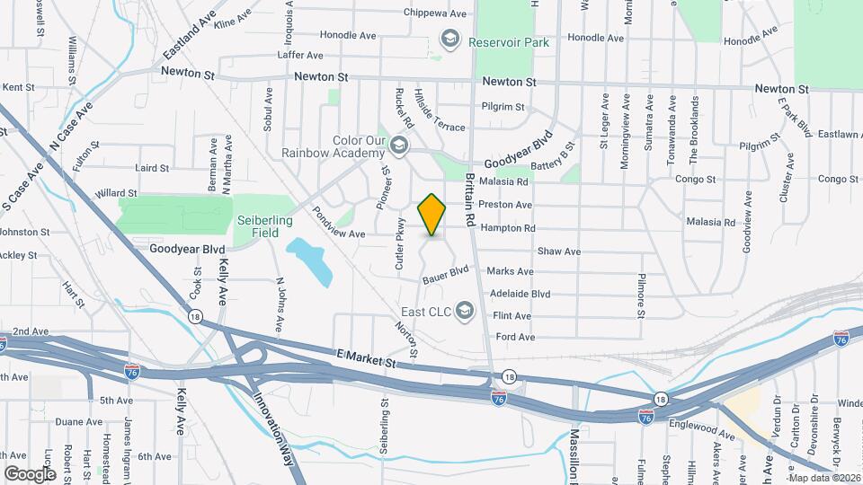 167 N Seiberling St Map and Location Details