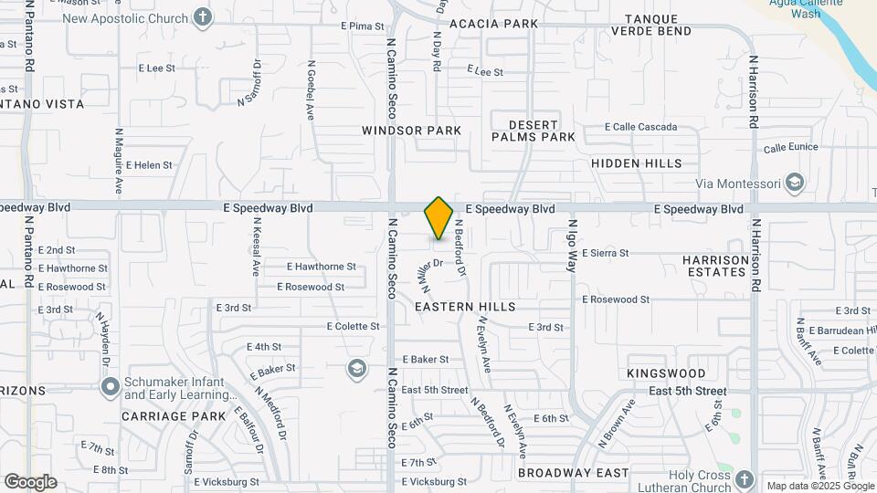 1023 N Bedford Dr Map and Location Details