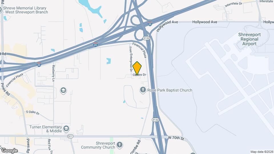 5454 Financial Plaza Map and Location Details