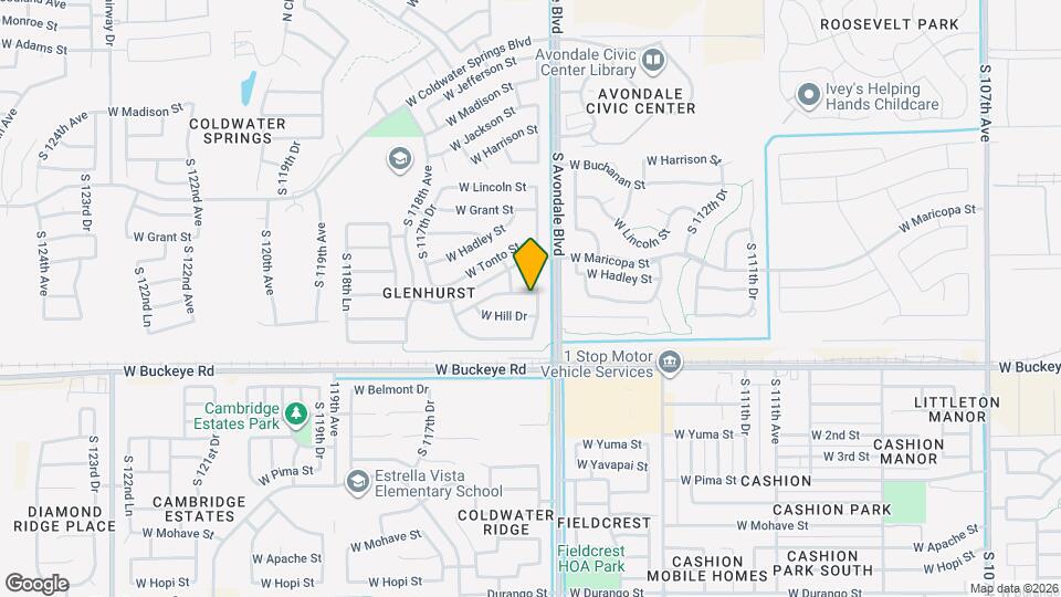 11555 W Kinderman Dr Map and Location Details