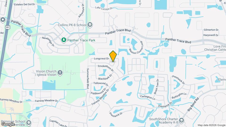 12814 Longcrest Dr Map and Location Details