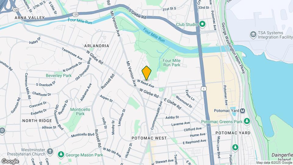 129 W Reed Ave Map and Location Details