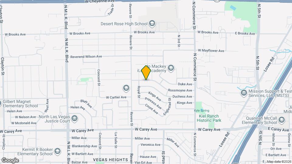 701 Rossmoyne Ave Mapa y Detalles de la Ubicación