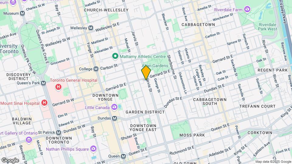 117 Gerrard St E Map and Location Details