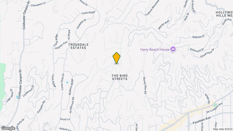 1588 N Doheny Dr Map and Location Details