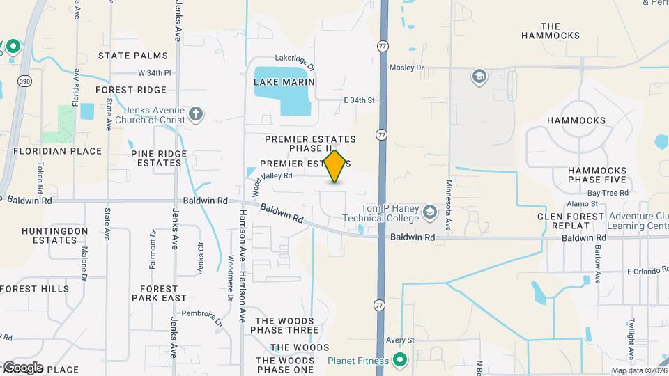 806 Baldwin Rowe Cir Map and Location Details