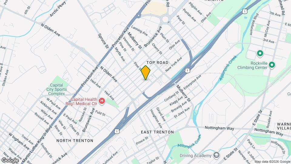 843 Pennsylvania Ave Map and Location Details